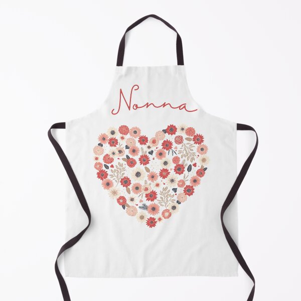Item preview, Nonna Floral Heart designed and sold by AliKatsDesign.