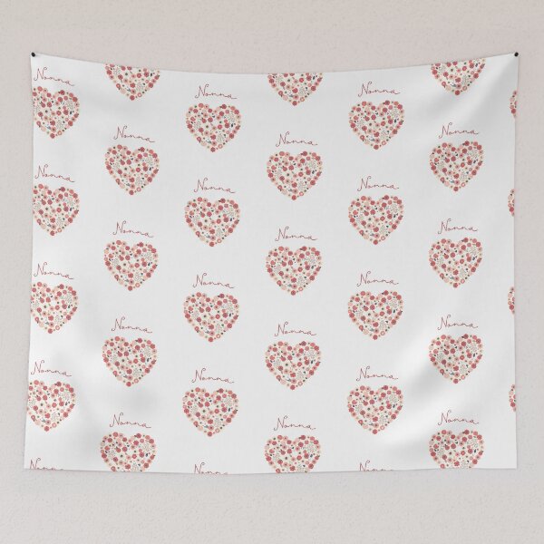 Item preview, Nonna Floral Heart designed and sold by AliKatsDesign.
