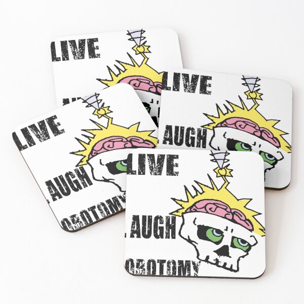 Item preview, Live Laugh Lobotomy Skull designed and sold by Tun-na.