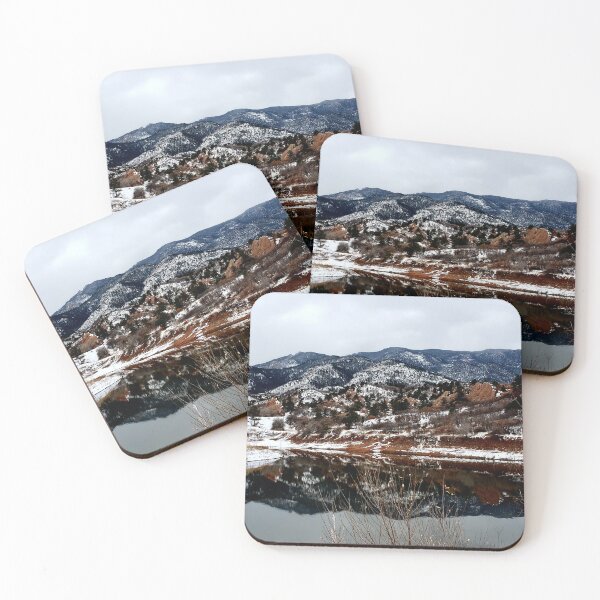 Item preview, Red Rocks in Winter designed and sold by Thistle-Thorn.