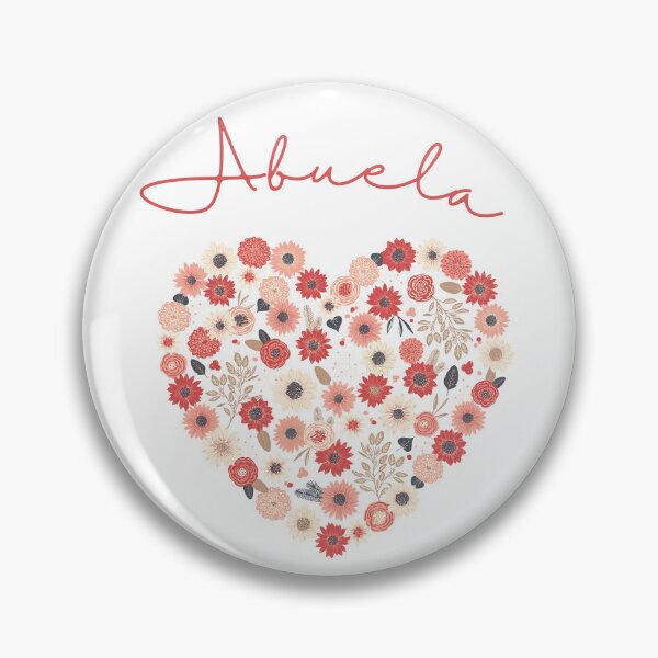 Item preview, Abuela Floral Heart designed and sold by AliKatsDesign.