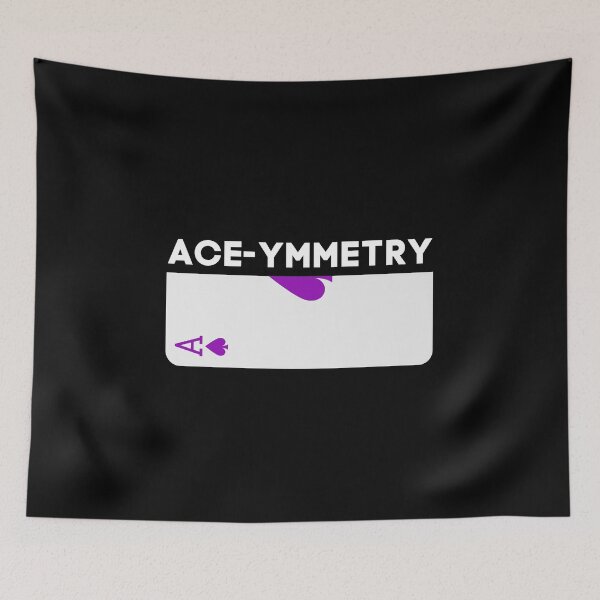 Item preview, Ace-ymmetry. Asexual Pride designed and sold by Subtle Pride Shop.