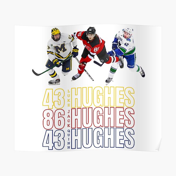 New Jersey Devils: Jack Hughes 2021 Poster - Officially Licensed NHL R