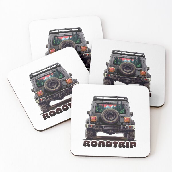 Item preview, Jimny Forest Roadtrip Medium Grey designed and sold by stoicjimny.
