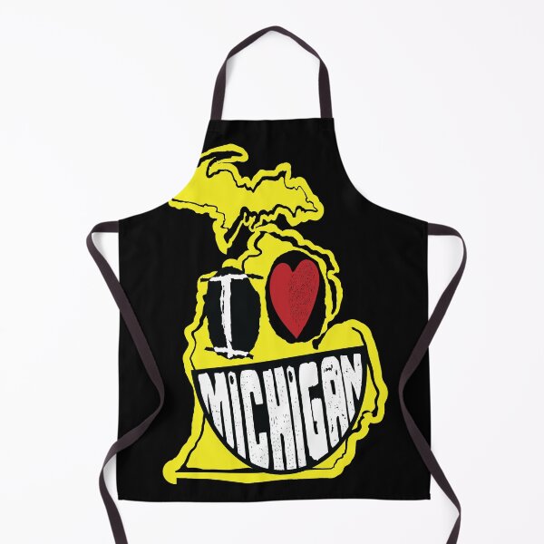 Item preview, I Love Michigan Smiling Happy Face designed and sold by pelagio.