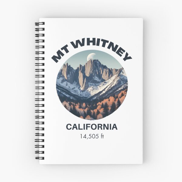 Item preview, MT Whitney Mount Whitney Summit Peak California PCT Pacific Crest Trail Outdoor Adventure Hiking Sierra Nevada Shirts Souvenir Sweatshirt designed and sold by Lumiawaves.