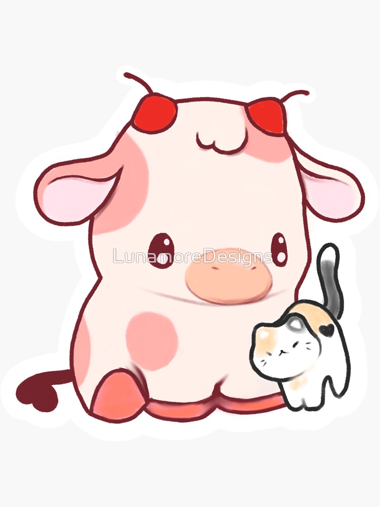 Cute Avocado Cow by TwiceTrader