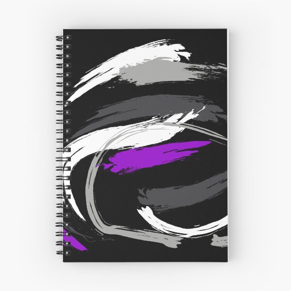 Item preview, Colores de la bandera asexual salpicados de pintura. Orgullo asexual designed and sold by Subtle Pride Shop.