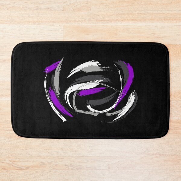 Item preview, Paint Splatter Ace Flag Colors. Asexual Pride designed and sold by Subtle Pride Shop.
