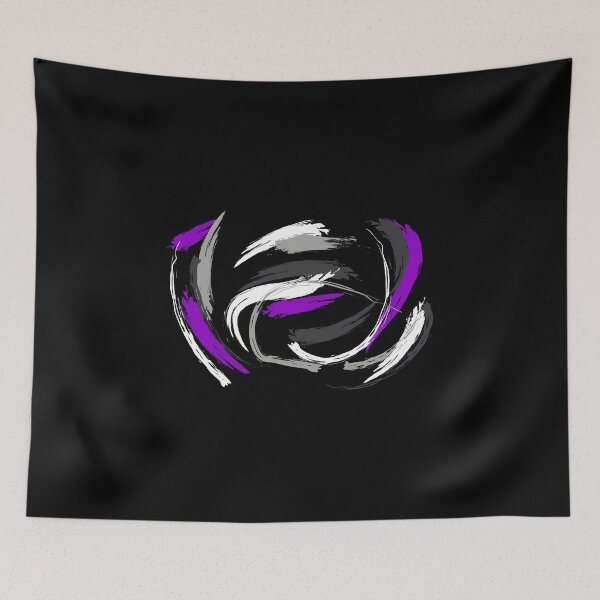 Item preview, Paint Splatter Ace Flag Colors. Asexual Pride designed and sold by Subtle Pride Shop.