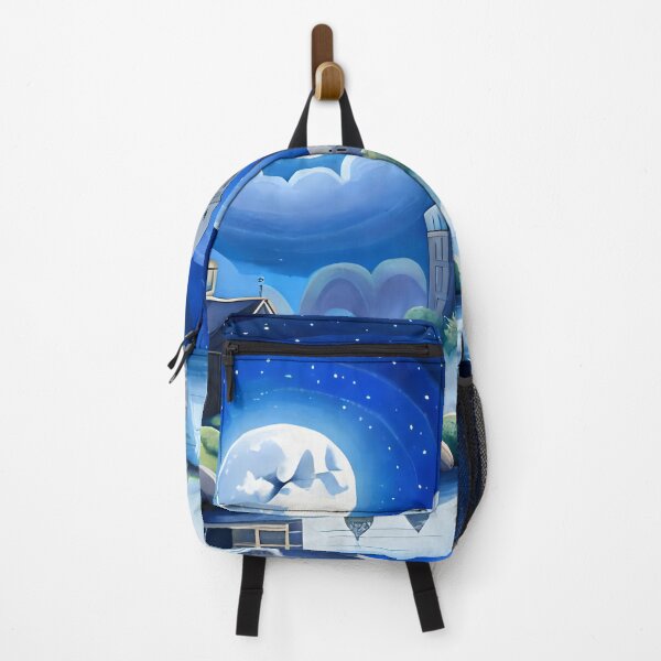 Item preview, AI Generated - Radiant Moon and Town designed and sold by Kaiko-Roku.
