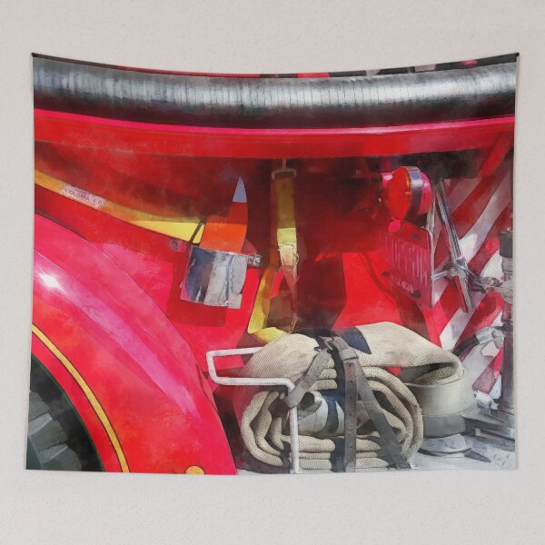 Item preview, Fire Axe and Hose designed and sold by Susan Savad.