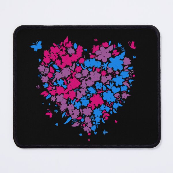 Item preview, Valentines Day Bi Hearts. Bisexual Pride designed and sold by Subtle Pride Shop.