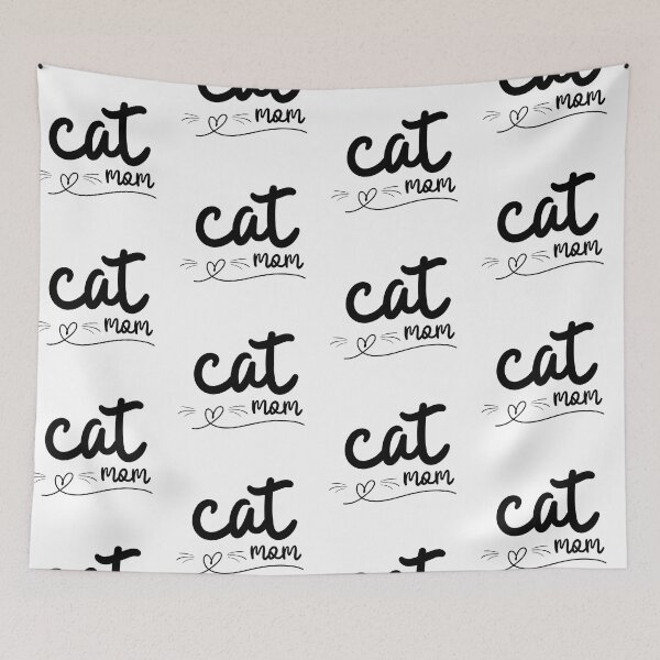 Item preview, Cat mom designed and sold by PsychoCraftShop.