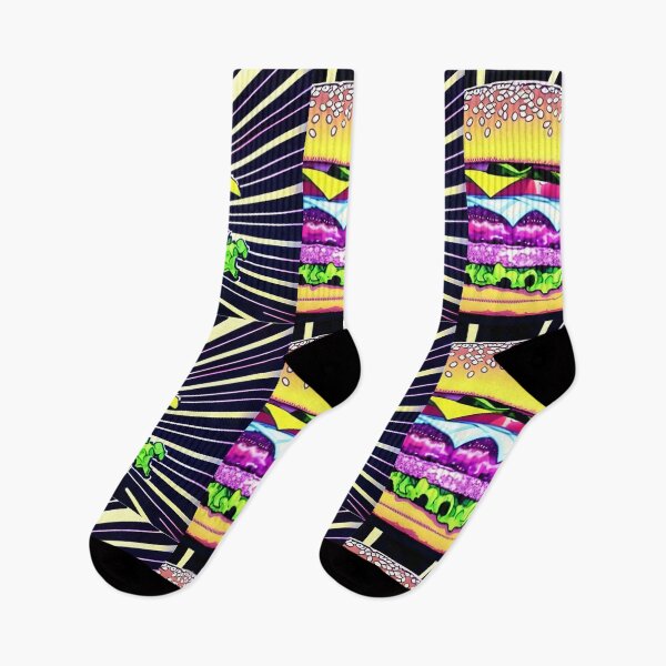 Item preview, Burger in retro style art designed and sold by imagenia.