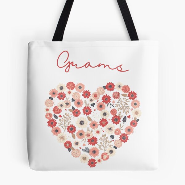 Item preview, Grams Floral Heart designed and sold by AliKatsDesign.