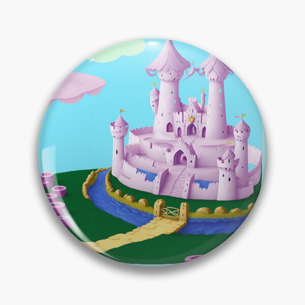 Item preview, Pink Fairy Castle w/ Moat 2 designed and sold by RADRussell.