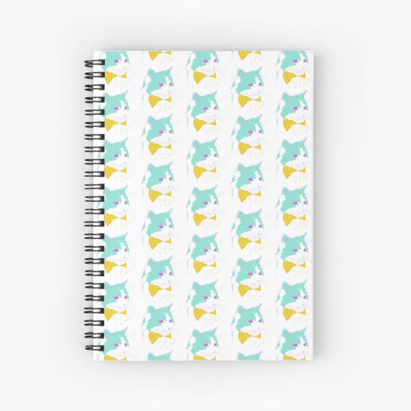 Minty Cat Spiral Notebook