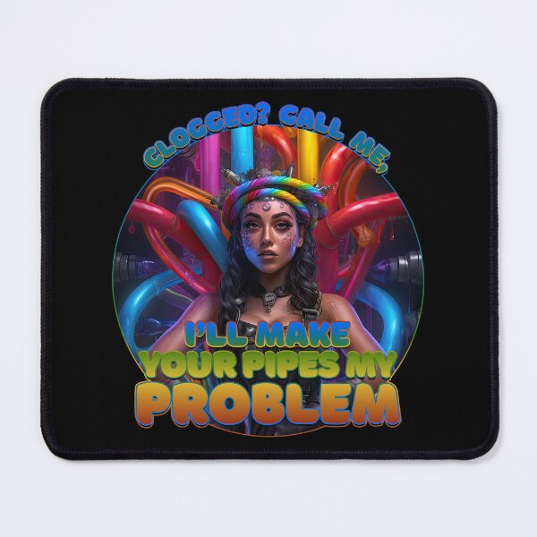 Item preview, LGBTQ Plumber - Clogged? Call me, I'll make your pipes my problem designed and sold by danielliamgill.