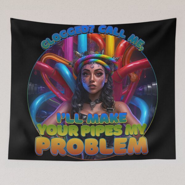 Item preview, LGBTQ Plumber - Clogged? Call me, I'll make your pipes my problem designed and sold by danielliamgill.