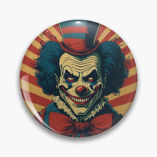 Item preview, Retro Killer Clown  designed and sold by TheLilacBat.