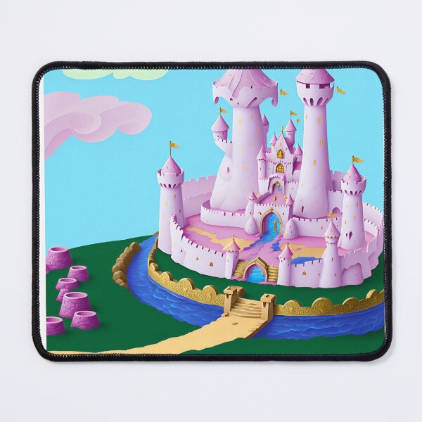 Item preview, Pink Fairy Castle w/ Moat 3 designed and sold by RADRussell.
