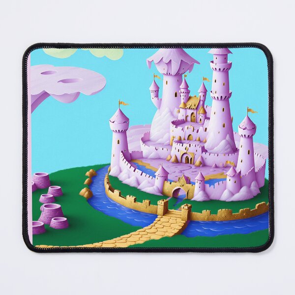 Item preview, Pink Fairy Castle w/ Moat 4 designed and sold by RADRussell.