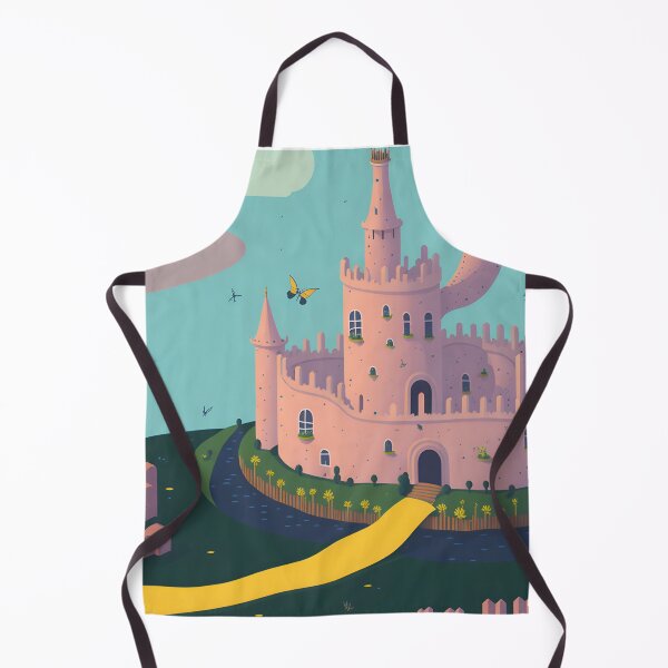 Item preview, Pink Fairy Castle w/ Moat 6 designed and sold by RADRussell.