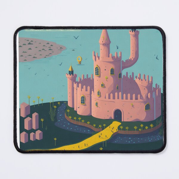 Item preview, Pink Fairy Castle w/ Moat 7 designed and sold by RADRussell.