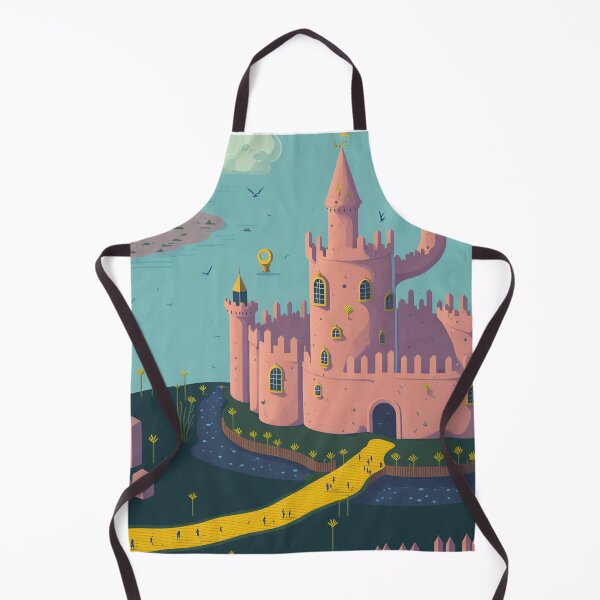 Item preview, Pink Fairy Castle w/ Moat 7 designed and sold by RADRussell.