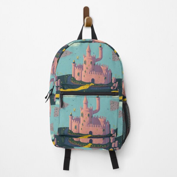 Item preview, Pink Fairy Castle w/ Moat 7 designed and sold by RADRussell.