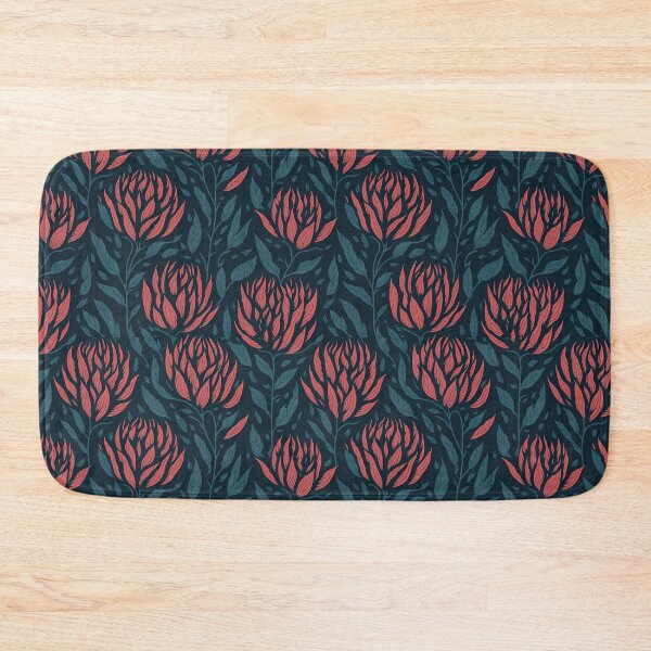 Item preview, Protea Flower Seamless Pattern | South Africa National Flower | National Sport Symbol | King Protea designed and sold by d247.