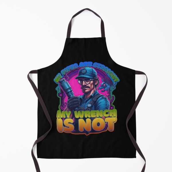 Item preview, LGBTQ Plumber - My Pipes are Straight, My Wrench is Not designed and sold by danielliamgill.