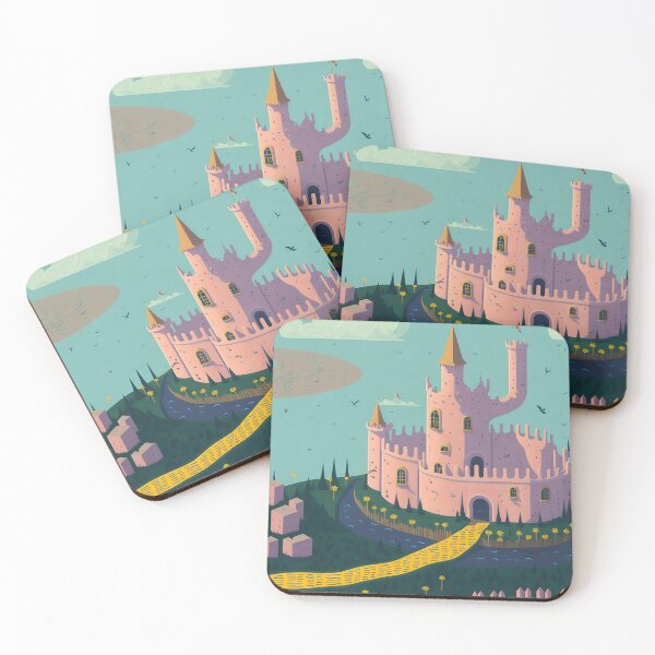 Item preview, Pink Fairy Castle w/ Moat 8 designed and sold by RADRussell.
