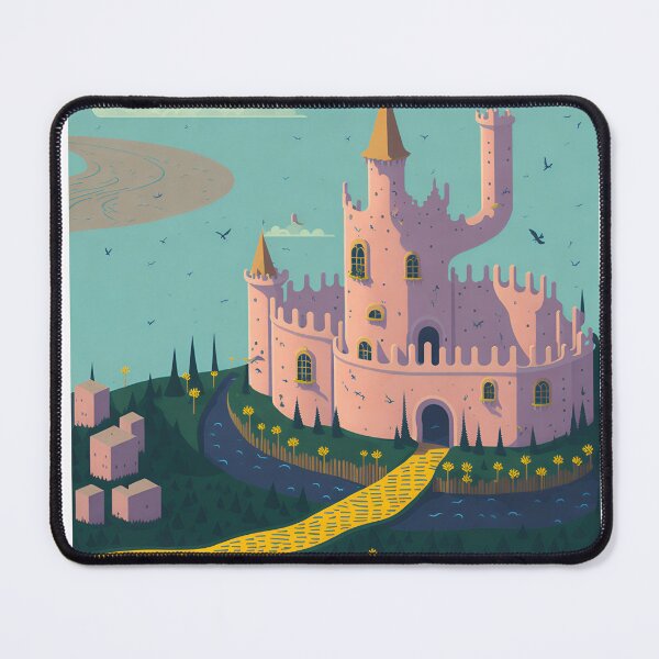 Item preview, Pink Fairy Castle w/ Moat 8 designed and sold by RADRussell.