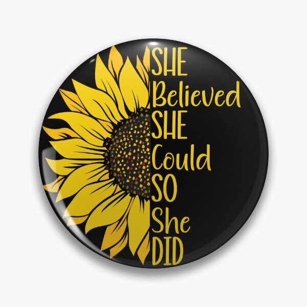 Item preview, She Believed She Could So She Did designed and sold by TheBeesForYou.