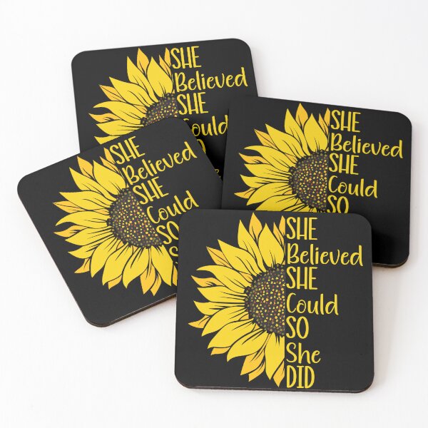Item preview, She Believed She Could So She Did designed and sold by TheBeesForYou.