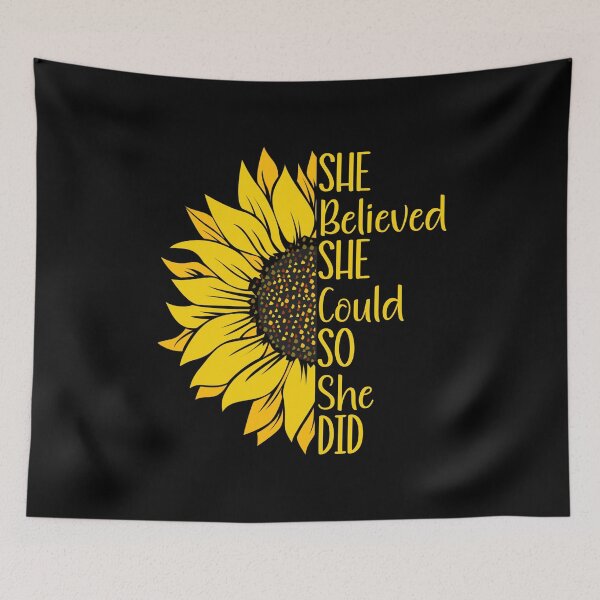 Item preview, She Believed She Could So She Did designed and sold by TheBeesForYou.