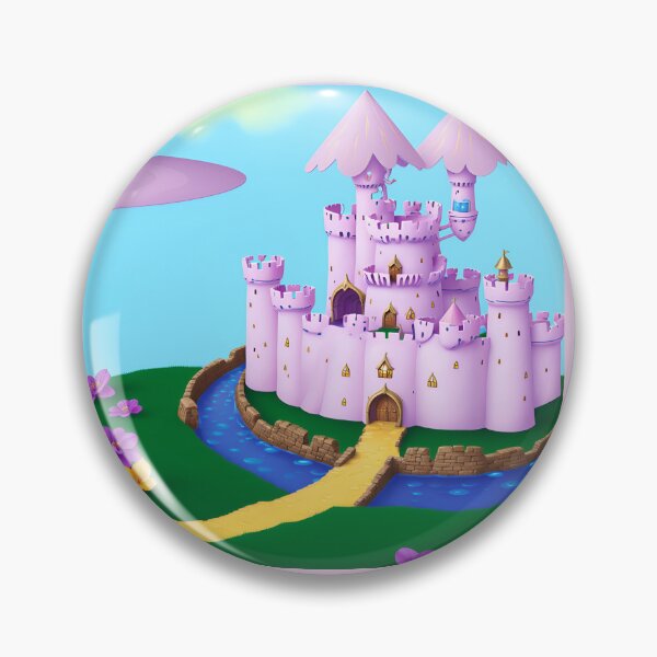 Item preview, Pink Fairy Castle w/ Moat 9 designed and sold by RADRussell.