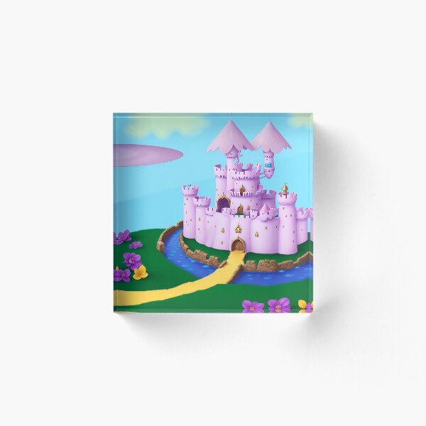 Item preview, Pink Fairy Castle w/ Moat 9 designed and sold by RADRussell.