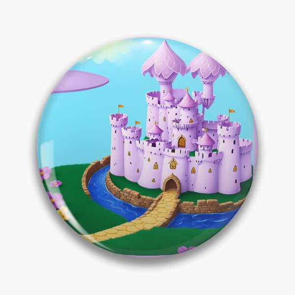 Item preview, Pink Fairy Castle w/ Moat 10 designed and sold by RADRussell.