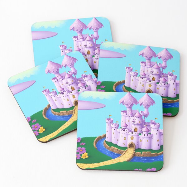 Item preview, Pink Fairy Castle w/ Moat 10 designed and sold by RADRussell.