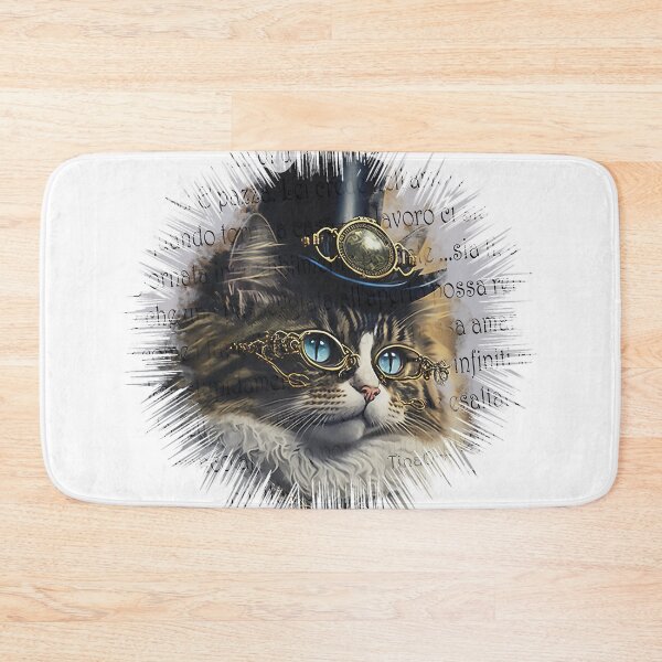 Item preview, steampunk cat love letter designed and sold by TinaOrn.