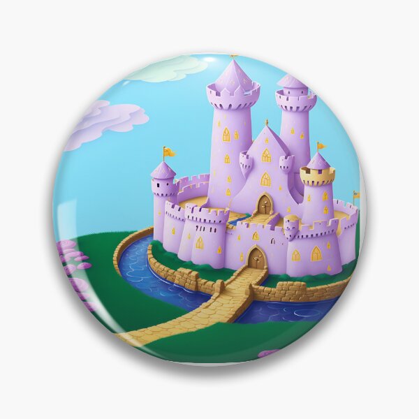 Item preview, Pink Fairy Castle w/ Moat 11 designed and sold by RADRussell.