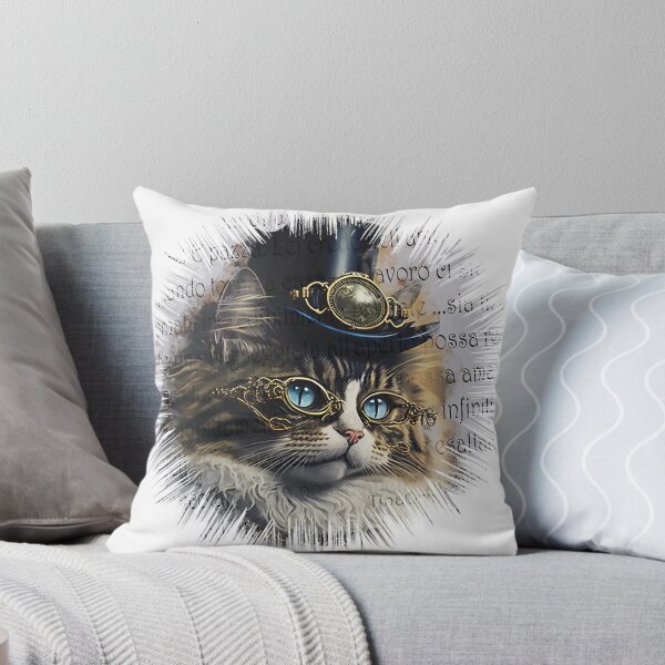 Item preview, steampunk cat love letter designed and sold by TinaOrn.