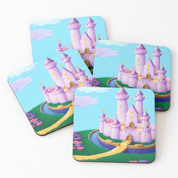 Item preview, Pink Fairy Castle w/ Moat 12 designed and sold by RADRussell.