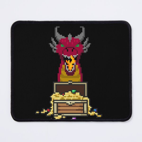 Item preview, Dragon treasure chest PixelArt Design designed and sold by ManicDesignz.