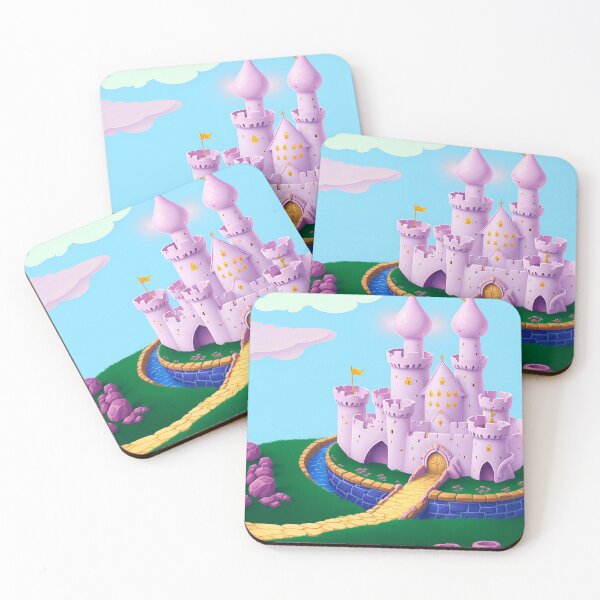 Item preview, Pink Fairy Castle w/ Moat 13 designed and sold by RADRussell.