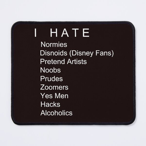 Item preview, Hater Humor (All Colors but White) designed and sold by RealDealShirtz.