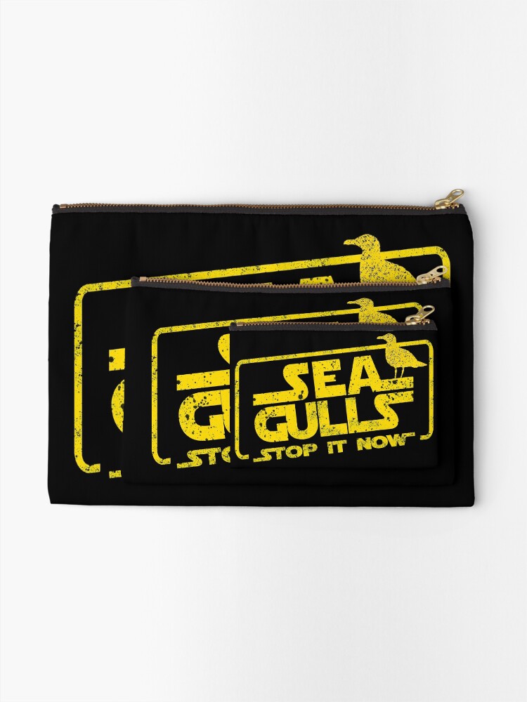 Alternate view of Seagulls Zipper Pouch